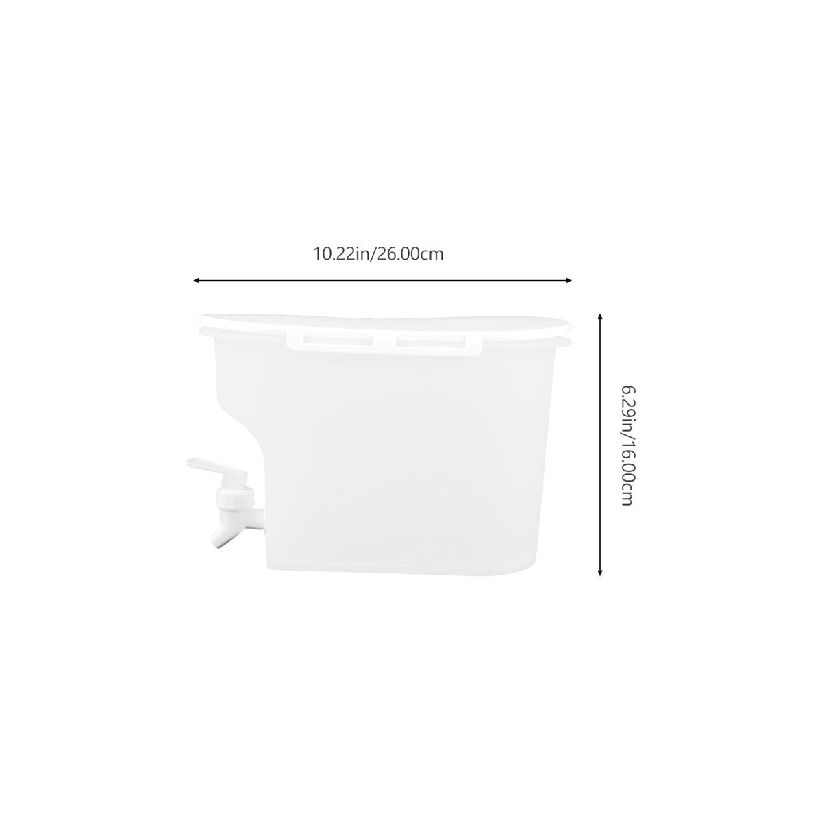 Water Jug with Faucet Heat Resistant PP Pitcher W528262