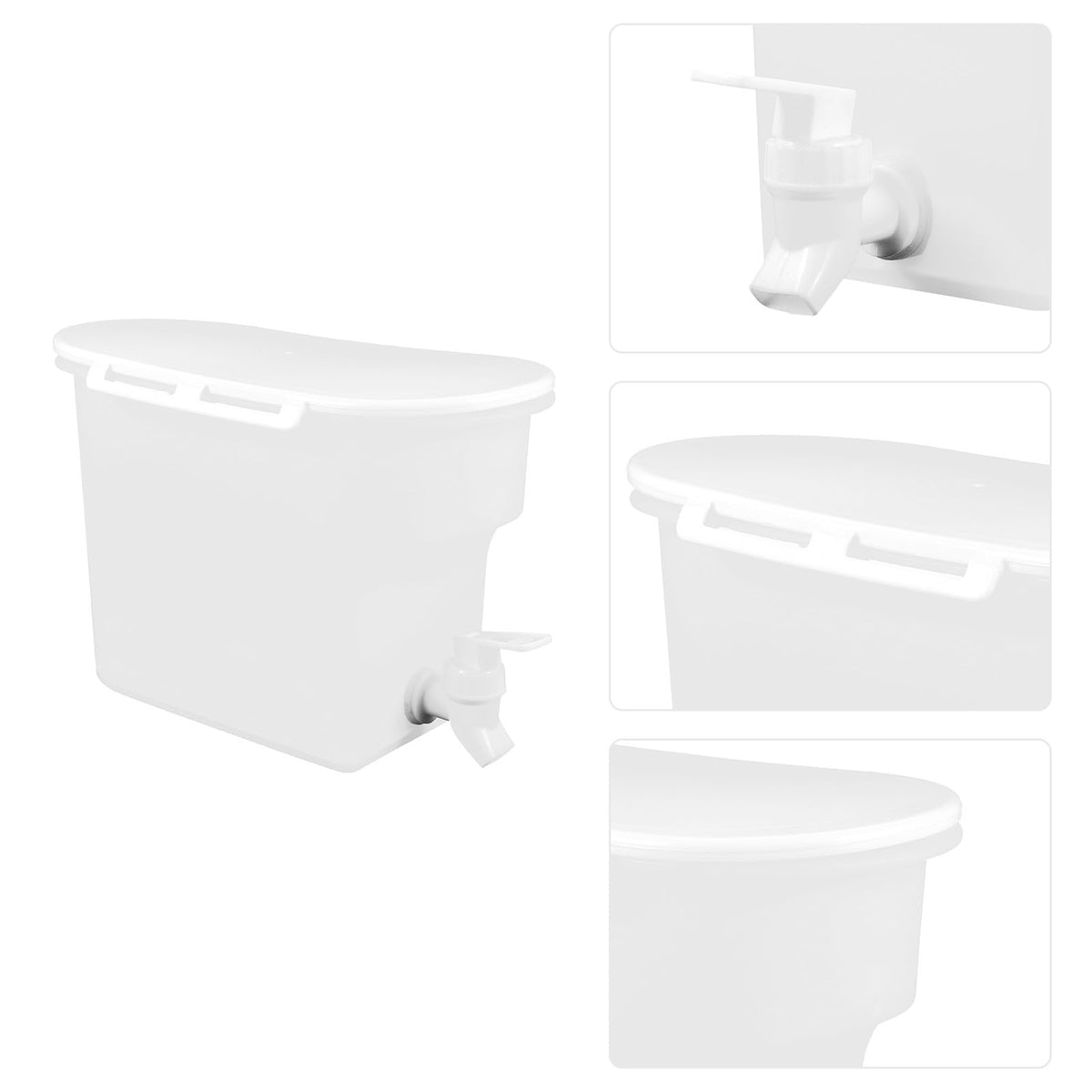 Water Jug with Faucet Heat Resistant PP Pitcher W528262