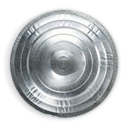 31-Gallon Galvanized Steel Trash Can with Lid D835