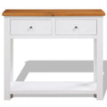 Solid Oak Wood Console Table C741