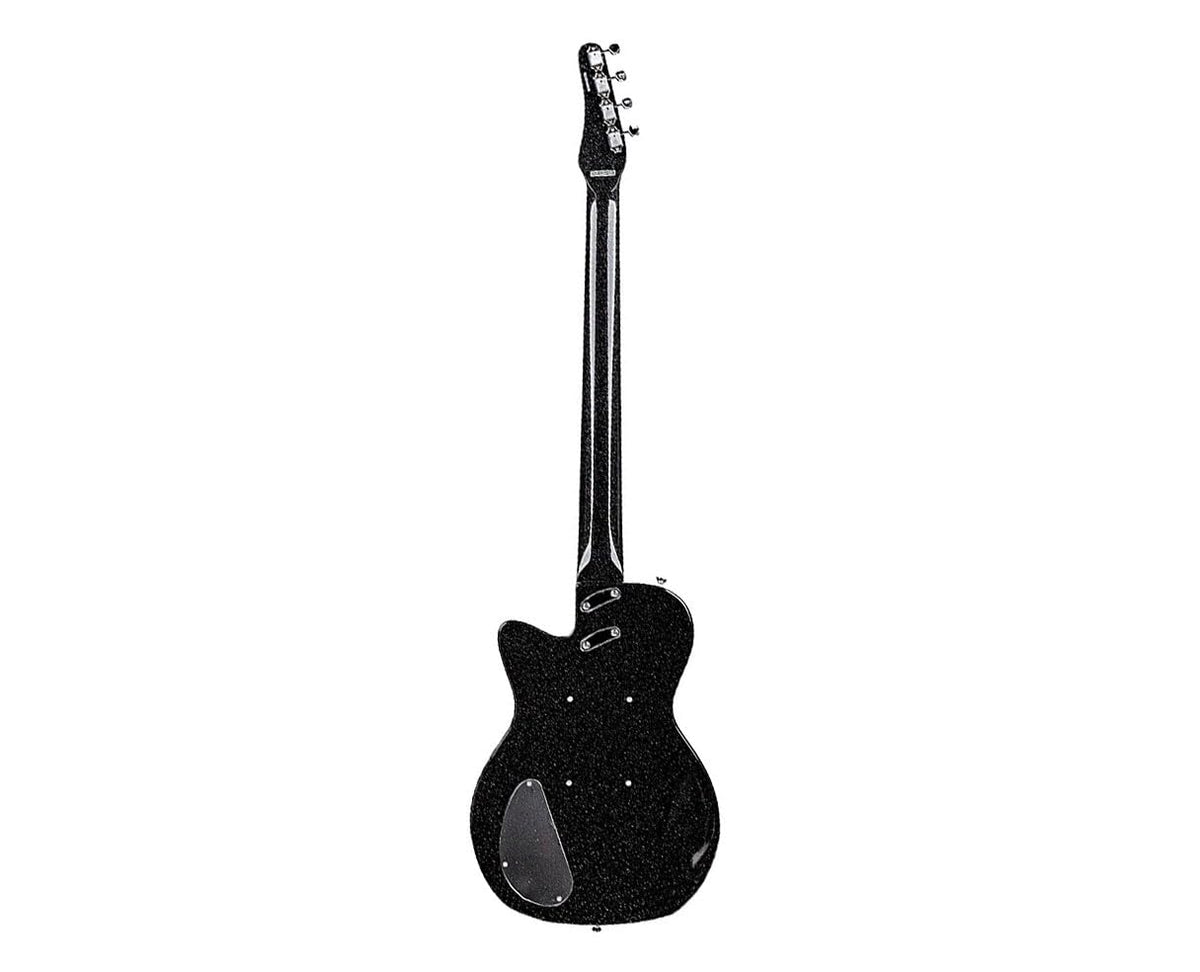 Black Silver Flake Short Scale Bass R7491