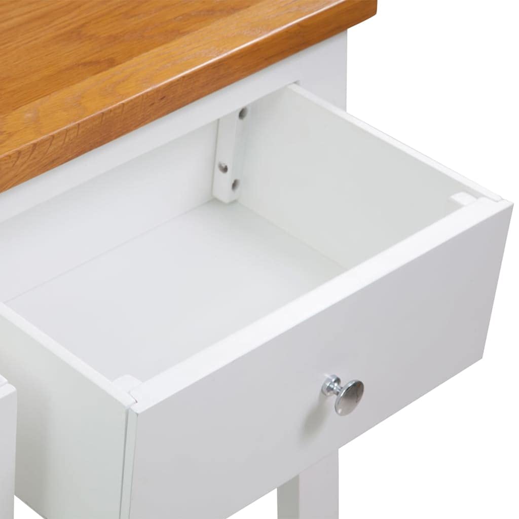 Solid Oak Wood Console Table C741