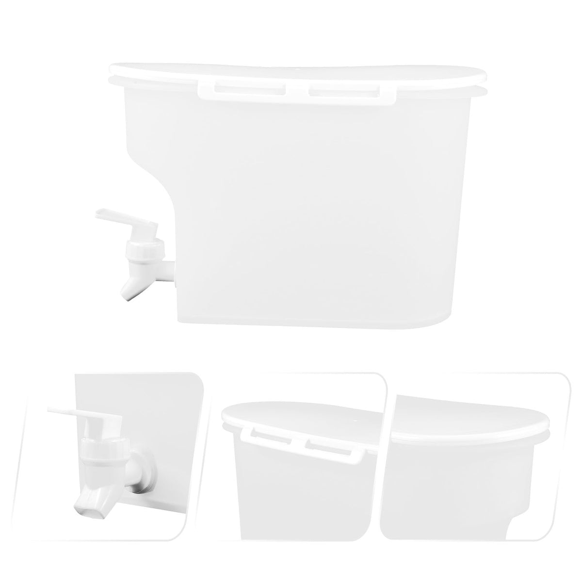 Water Jug with Faucet Heat Resistant PP Pitcher W528262