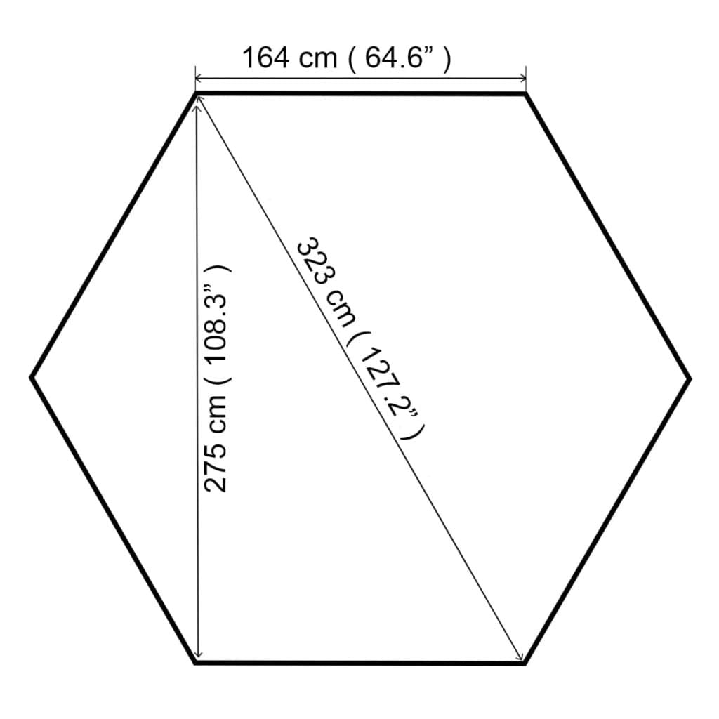 Gazebo Canopy Tent 127.2"x108.3"x104.3" Anthracite Q826786