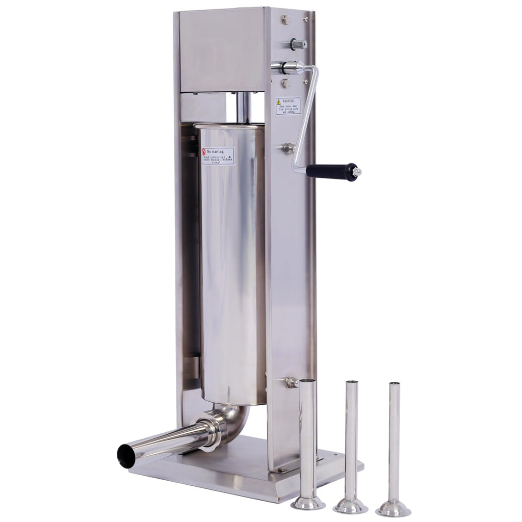 Stainless Steel Vertical Sausage Stuffer 15LB/7L W272