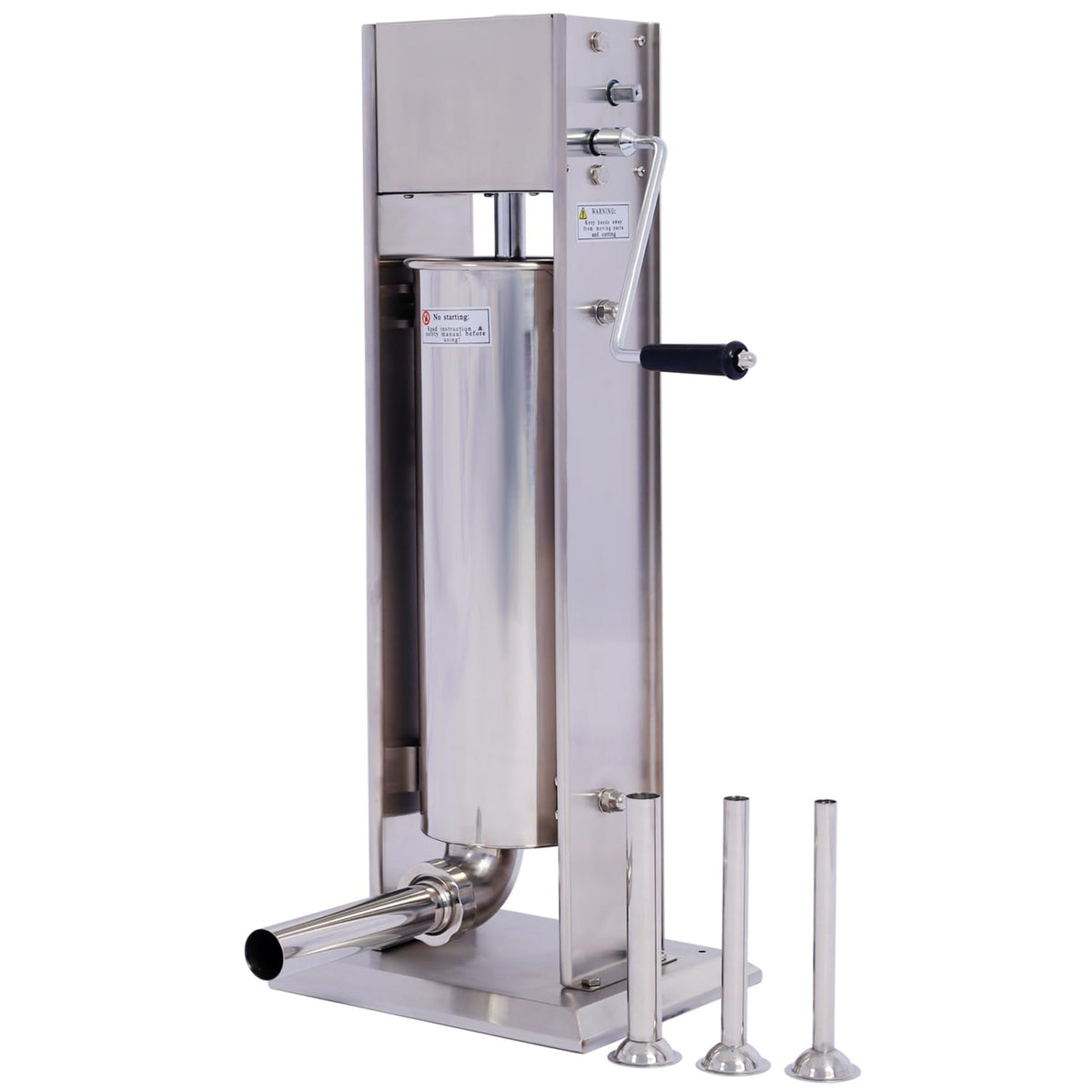 Stainless Steel Vertical Sausage Stuffer 15LB/7L W272