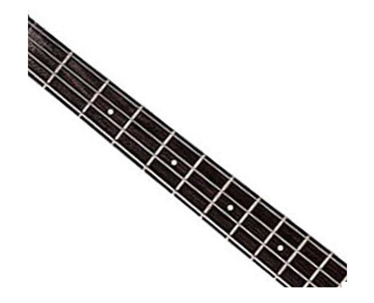 Black Silver Flake Short Scale Bass R7491