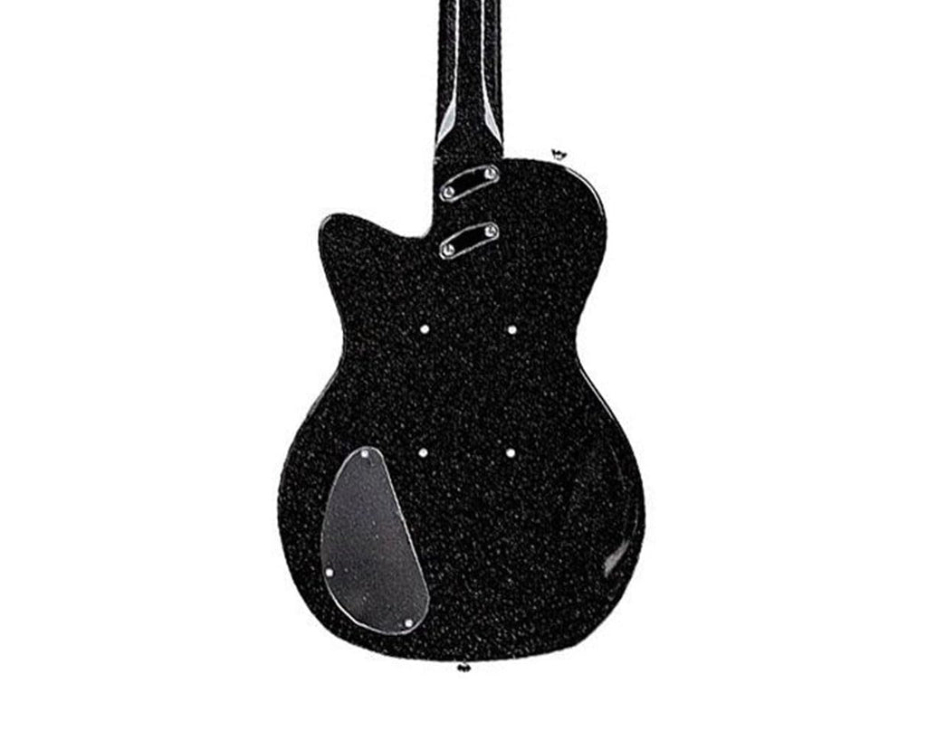 Black Silver Flake Short Scale Bass R7491