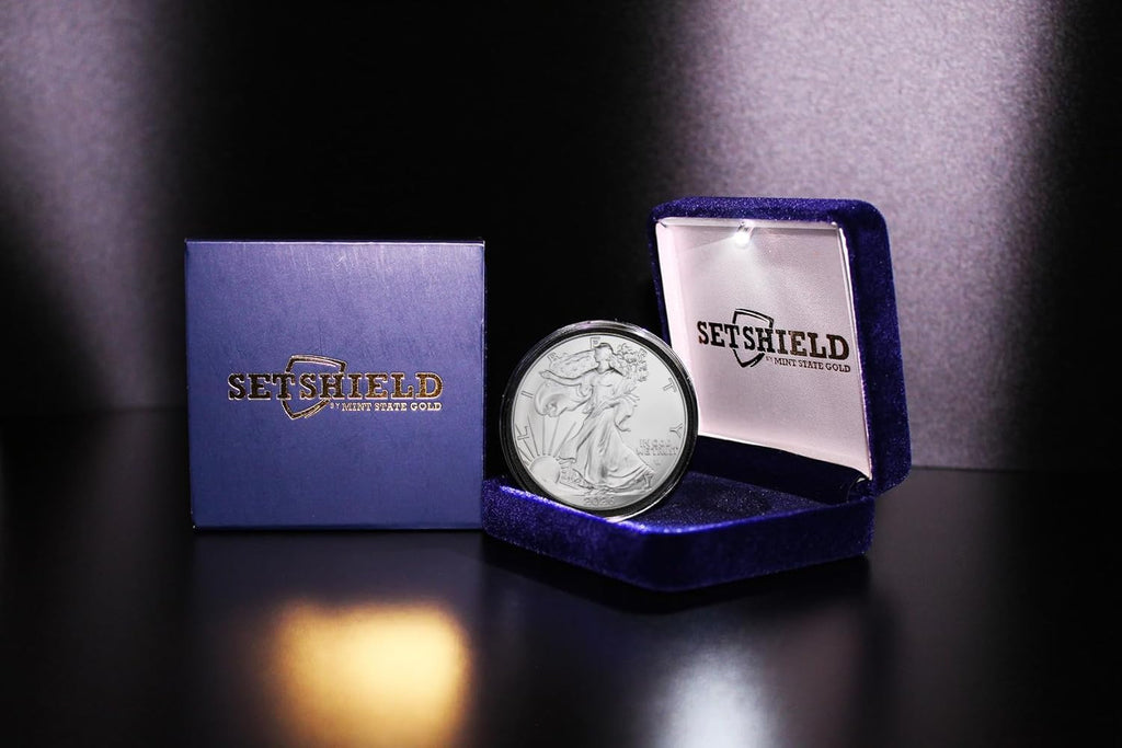 1 oz American Silver Eagle Coin with LED Presentation Box L5047