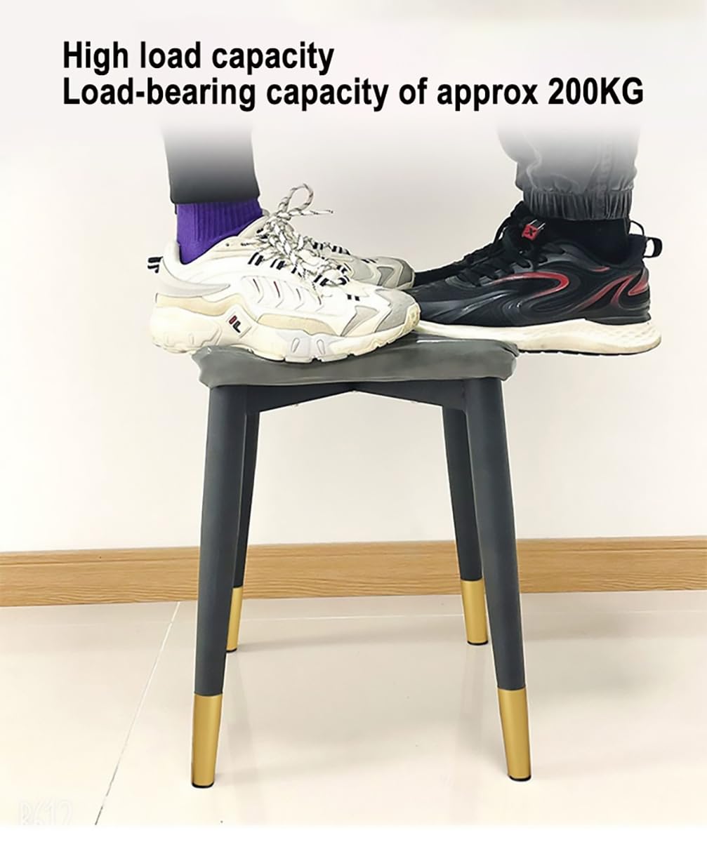 4 Pcs Stackable Carbon Steel Stools E7630