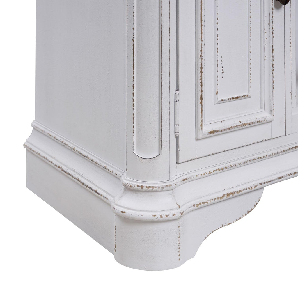 82 Inch Antique White TV Console A7490