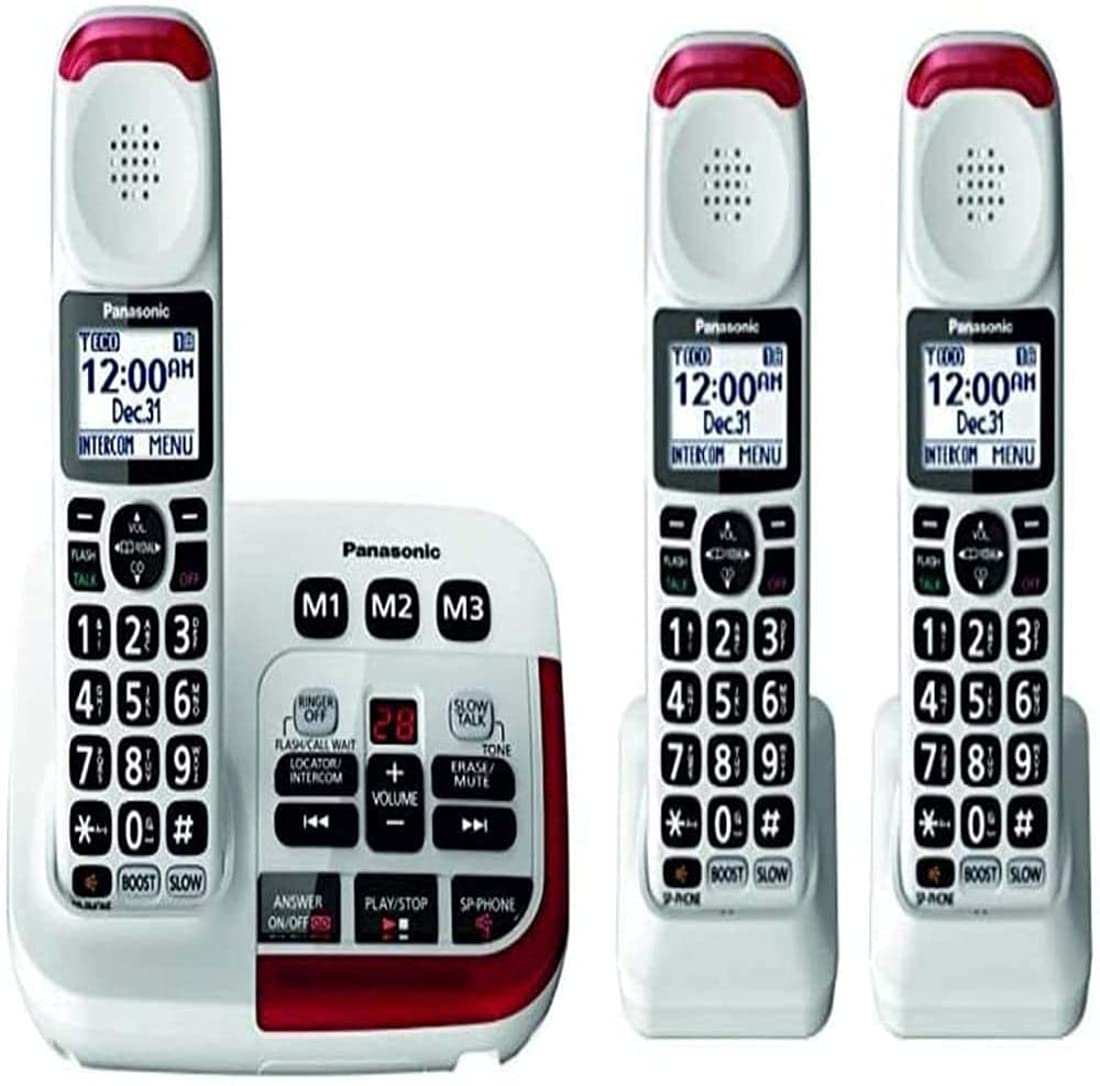 Amplified Cordless Phone with Digital Answering Machine V2647
