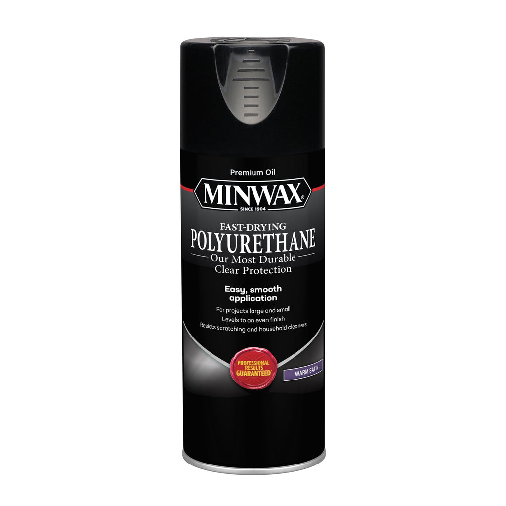 Clear Satin Fast Drying Polyurethane Spray U480017