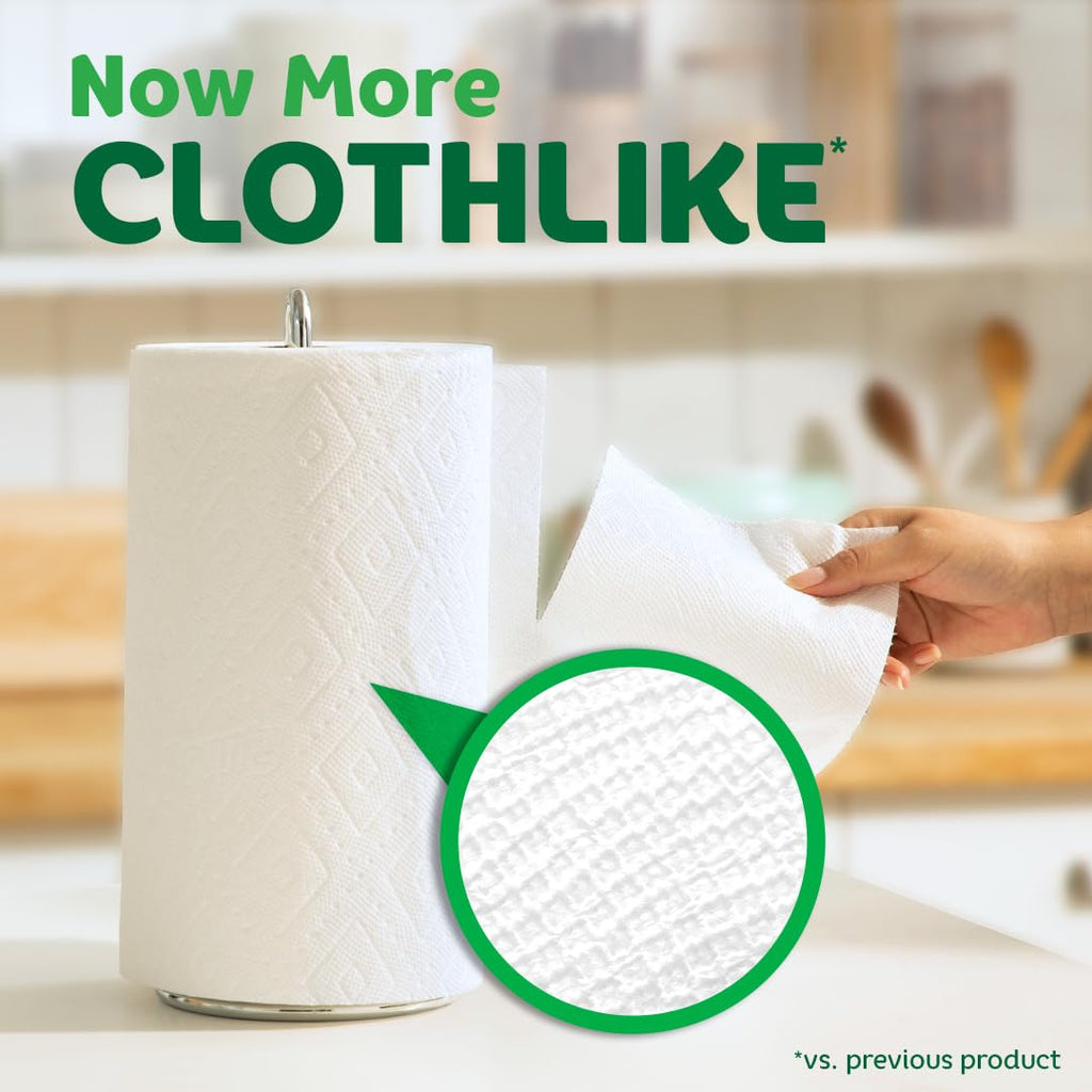 White Paper Towels, 8 Triple Rolls H961
