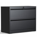 2 Drawer Metal File Cabinet with Lock F91706