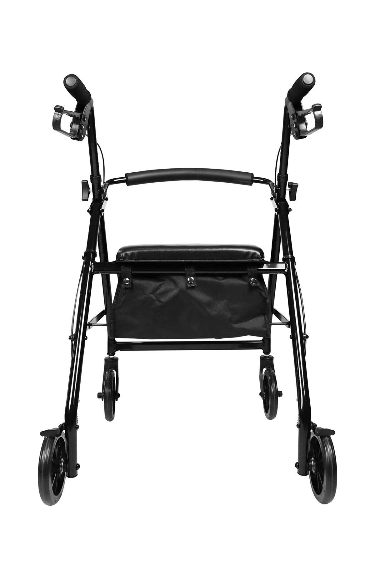 Foldable 4 Wheel Rollator Walker with Seat D2552