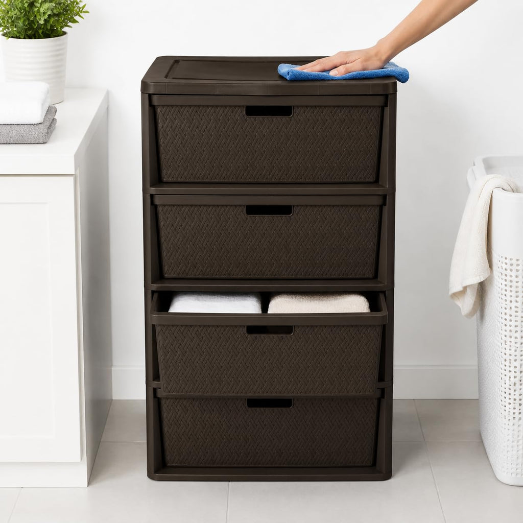4 Drawer Plastic Storage Organizer U7346