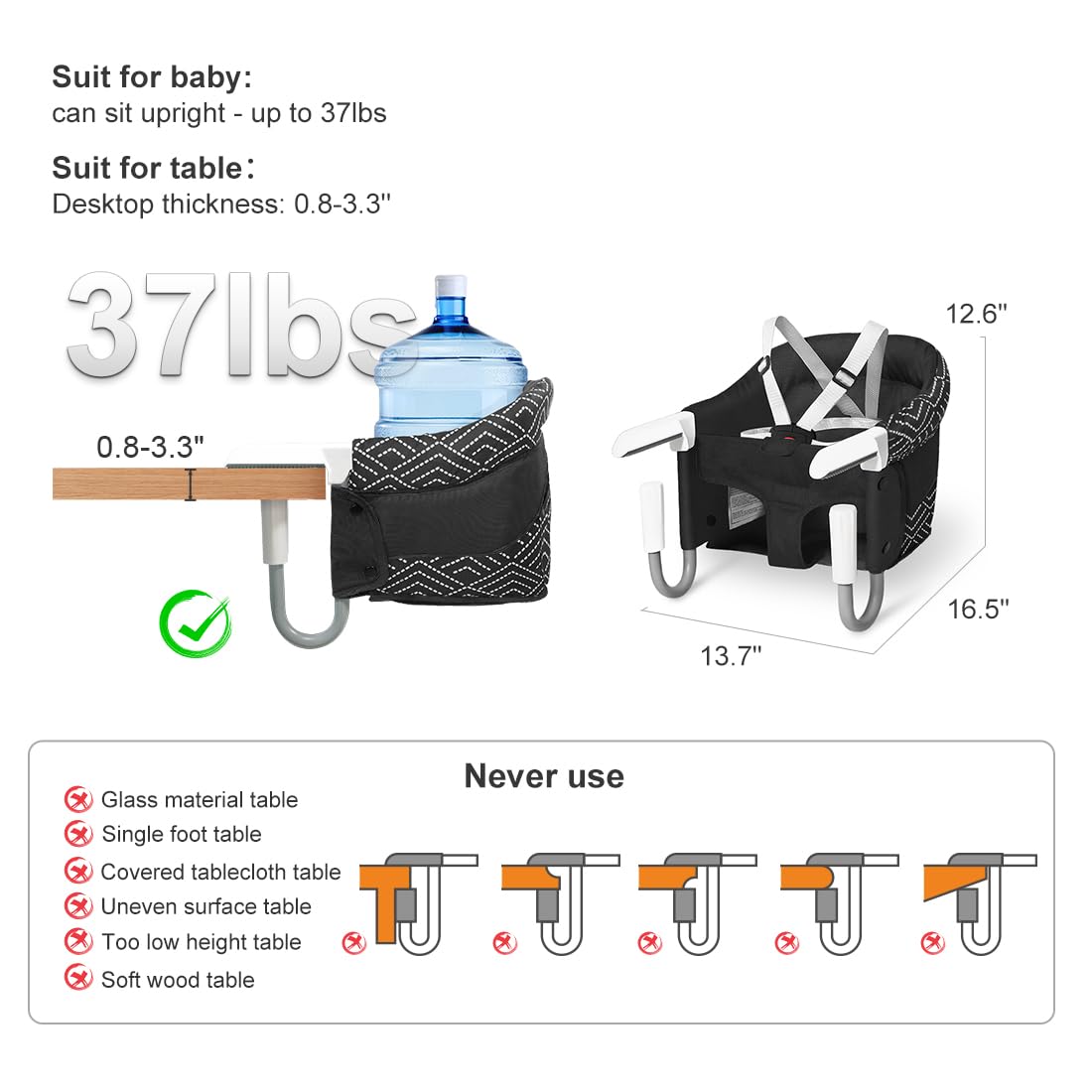 Hook On High Chair Y51360