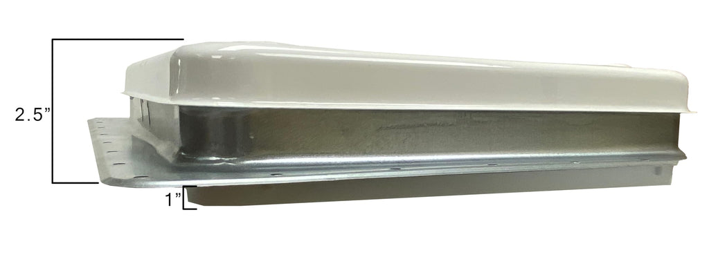 RV Roof Vent with White Metal Lid P868392