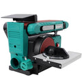 Benchtop Belt and Disc Sander, 4x36 Belt & 6" Disc, 0–90° Adjustable Table, Cast Iron Base, 120V Heavy Duty Sanding Machine W78700