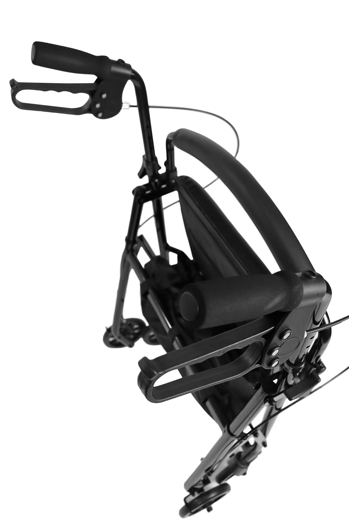 Foldable 4 Wheel Rollator Walker with Seat D2552