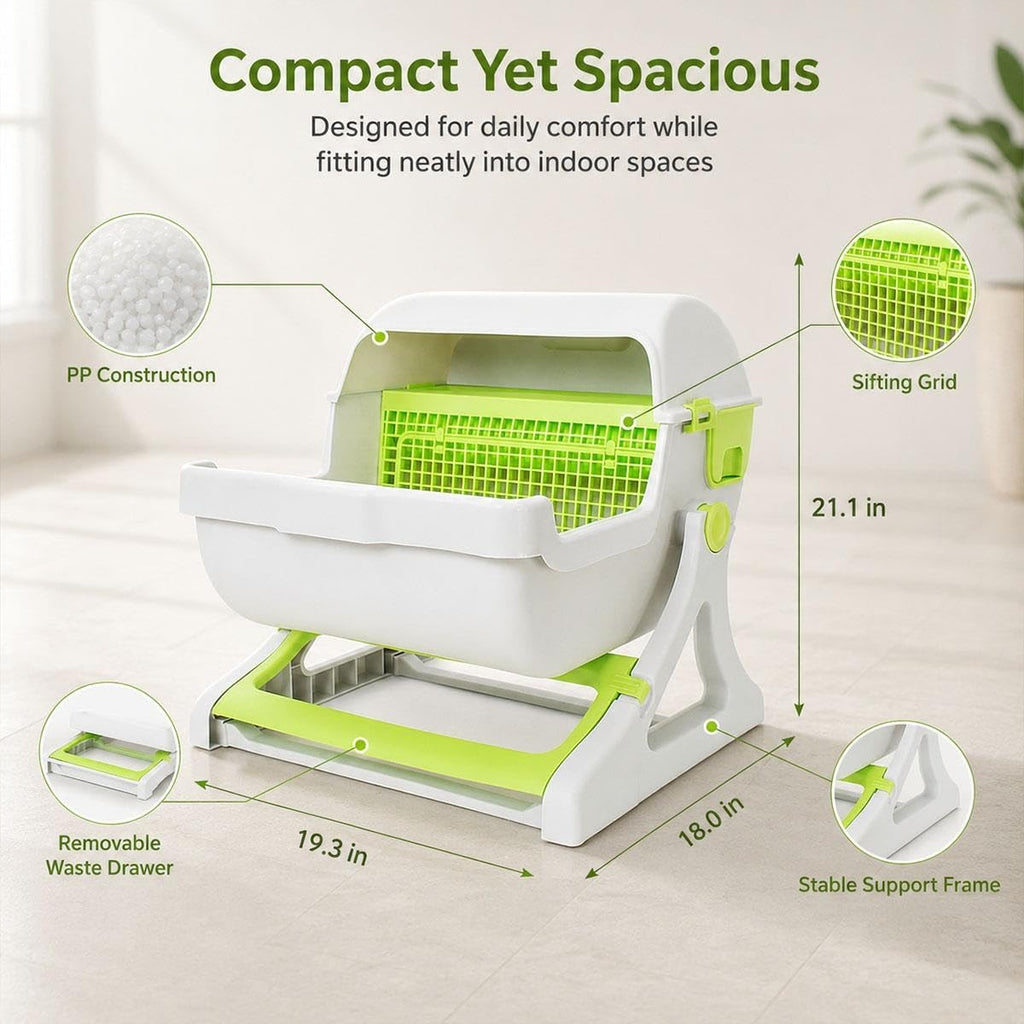 Manual Sifting Cat Litter Box A627
