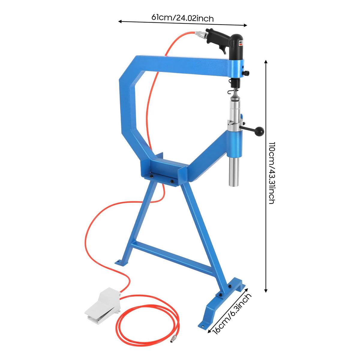Pneumatic Planishing Hammer, 3 Anvils W392