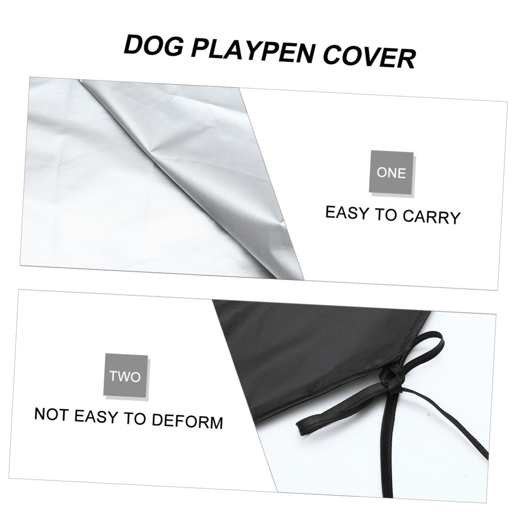 Waterproof Dog Playpen Roof Cover with Sun Shade 210D Oxford Cloth X907