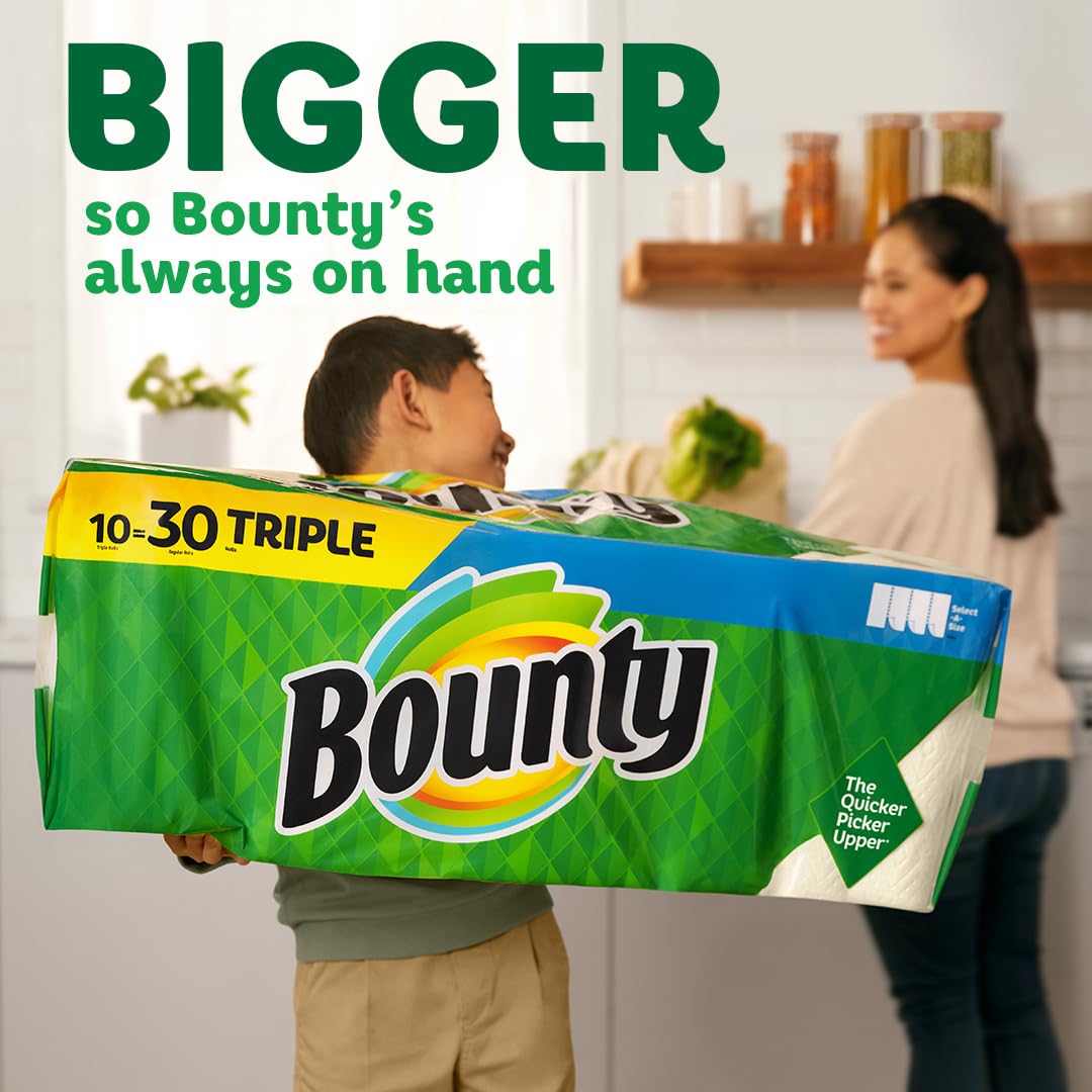 White Paper Towels, 8 Triple Rolls H961