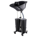 Portable Height and Angle Adjustable Shampoo Basin with Electric Pump W4385