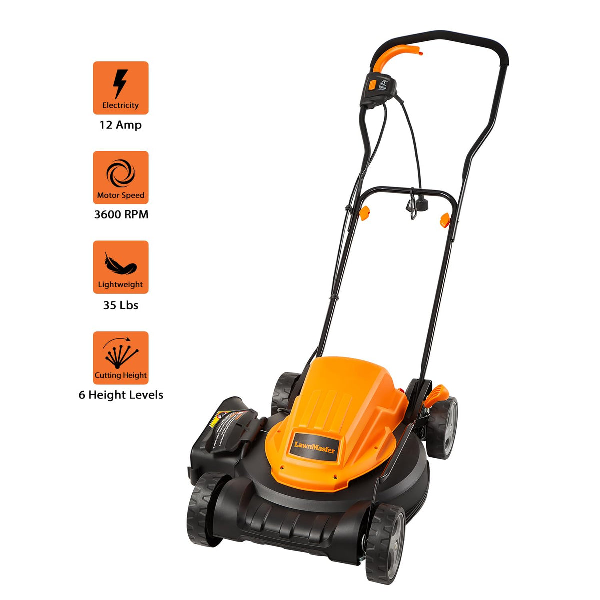 Electric Lawn Mower 12AMP 19-Inch K15682