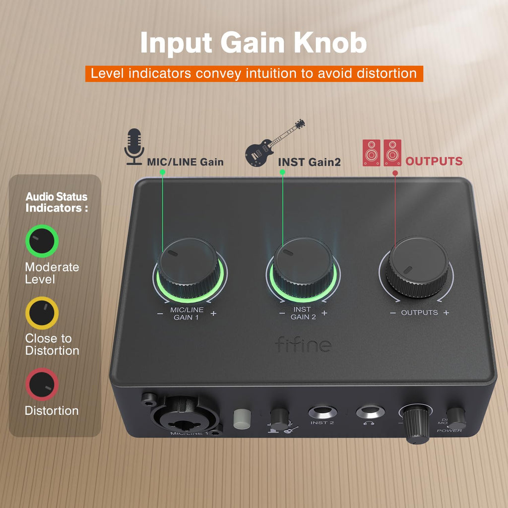 PC Audio Mixer with XLR, Monitor, 48V Phantom Power H207021