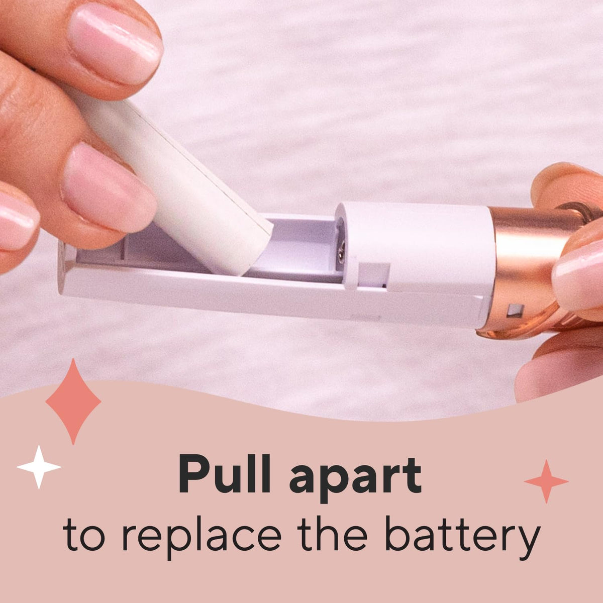 Electric Eyebrow Hair Remover with LED Light C7232
