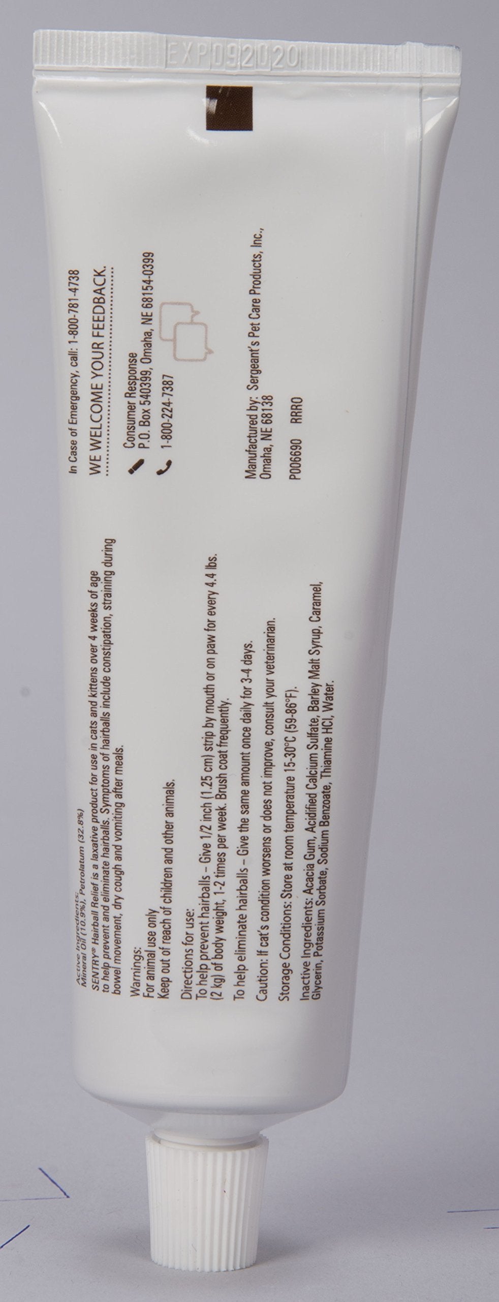 Hairball Relief for Cats Malt Flavor 4.4 Ounces P929