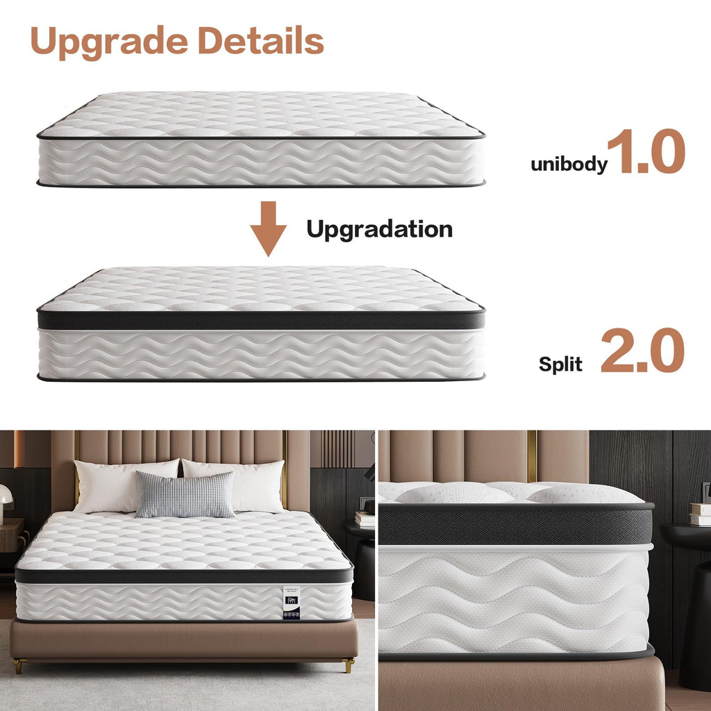 12 Inch Full Size Hybrid Mattress K456916