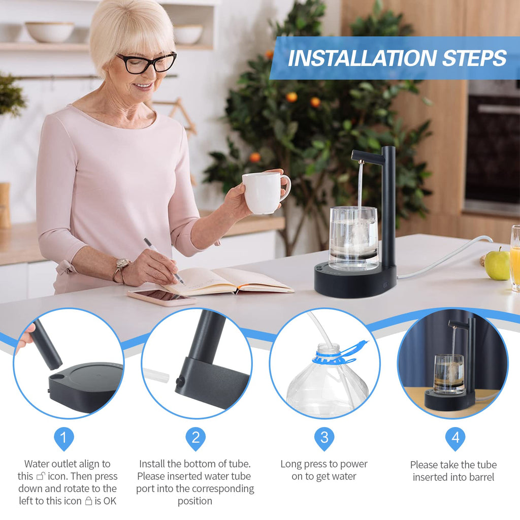 Portable Electric Water Bottle Dispenser W914653
