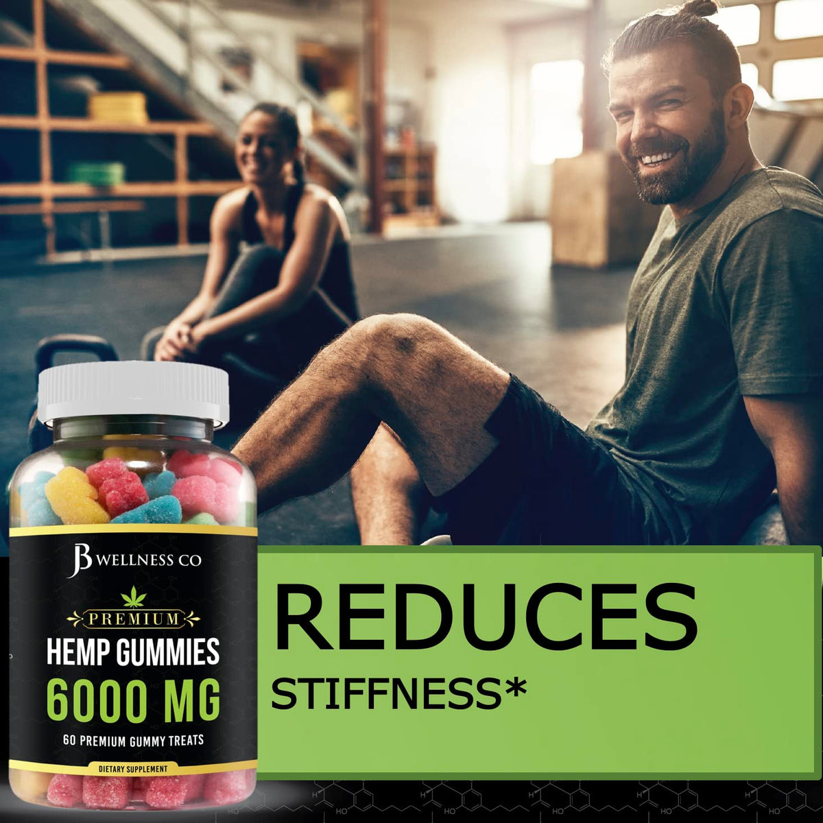 Hemp Gummies with Hemp Oil 2-Pack T174