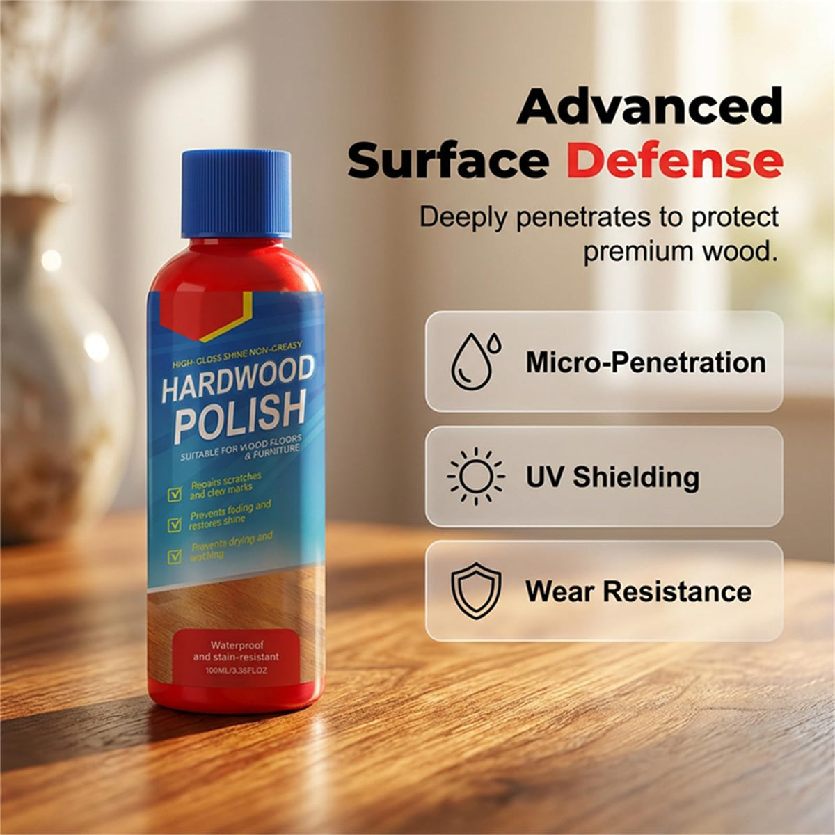High-Gloss Wood Polish for Floors I518876