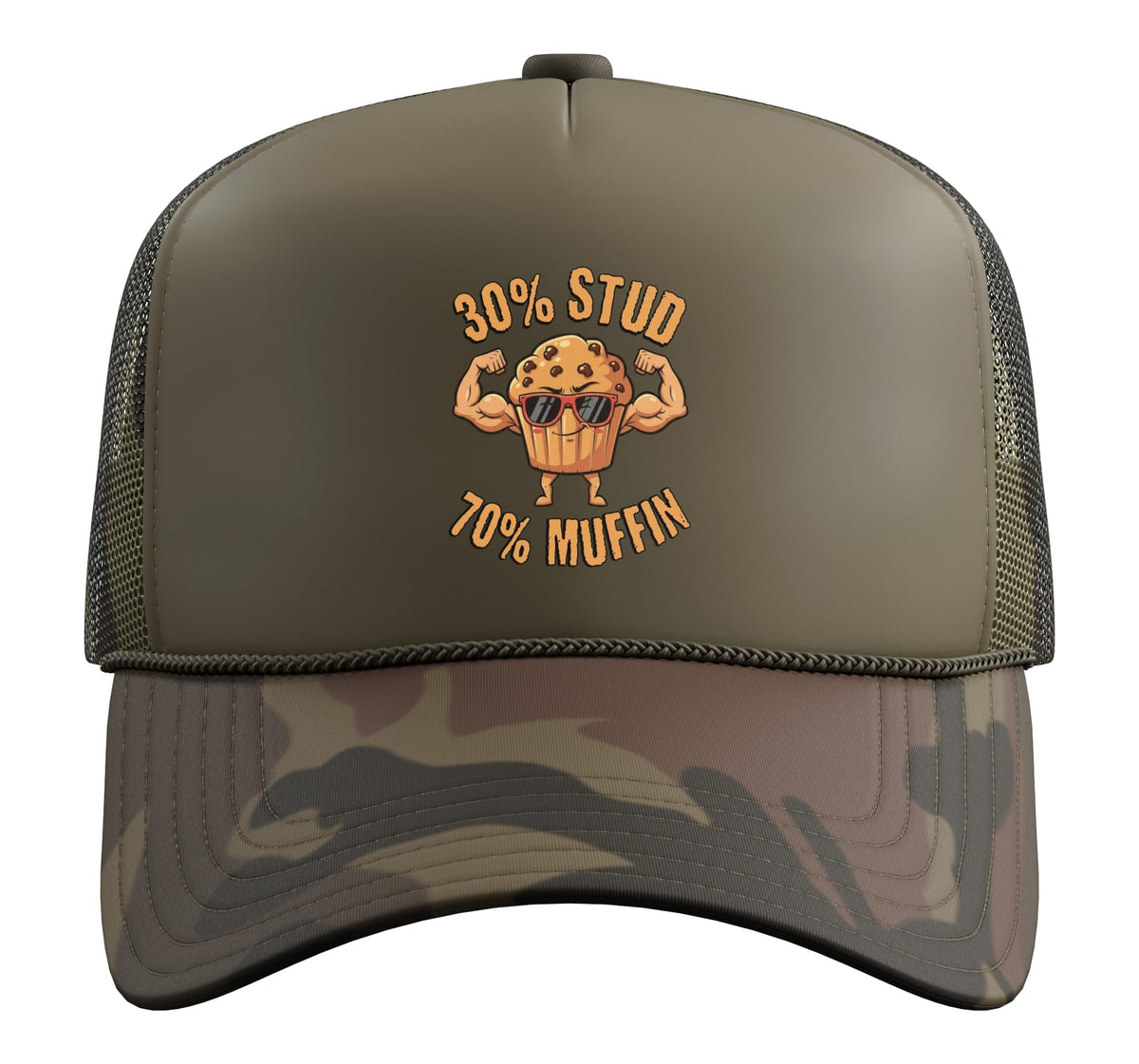 Trucker Hat with Adjustable Mesh Back W5687