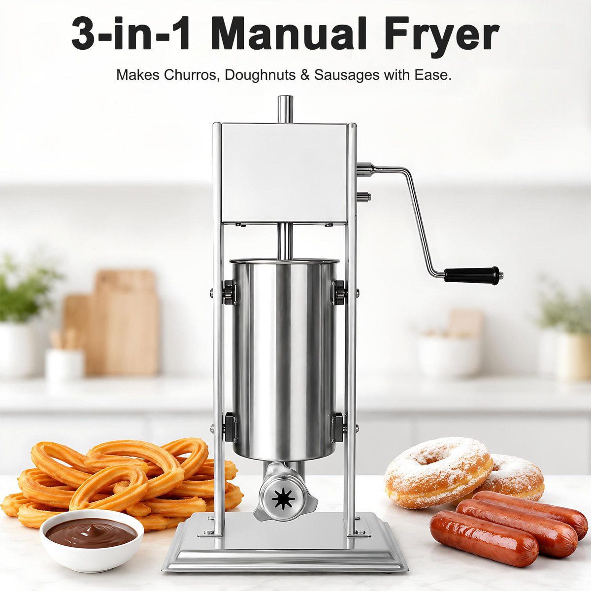 3L 304 Stainless Steel Sausage Stuffer H14737