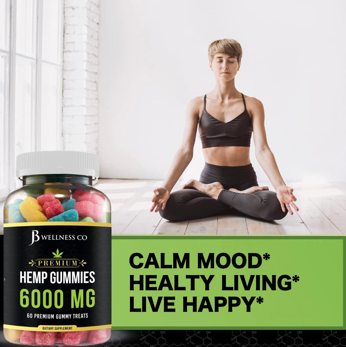 Hemp Gummies with Hemp Oil 2-Pack T174