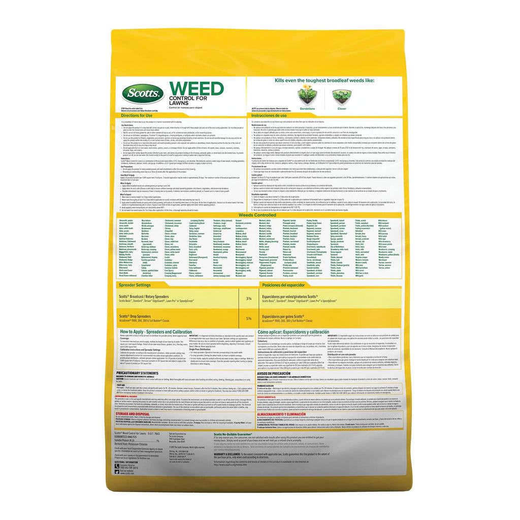 Weed Control for Lawns 14 lbs X4606