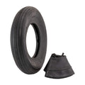 4.80/4.00-8" Ribbed Tread Pneumatic Tire and Inner Tube Set G11419