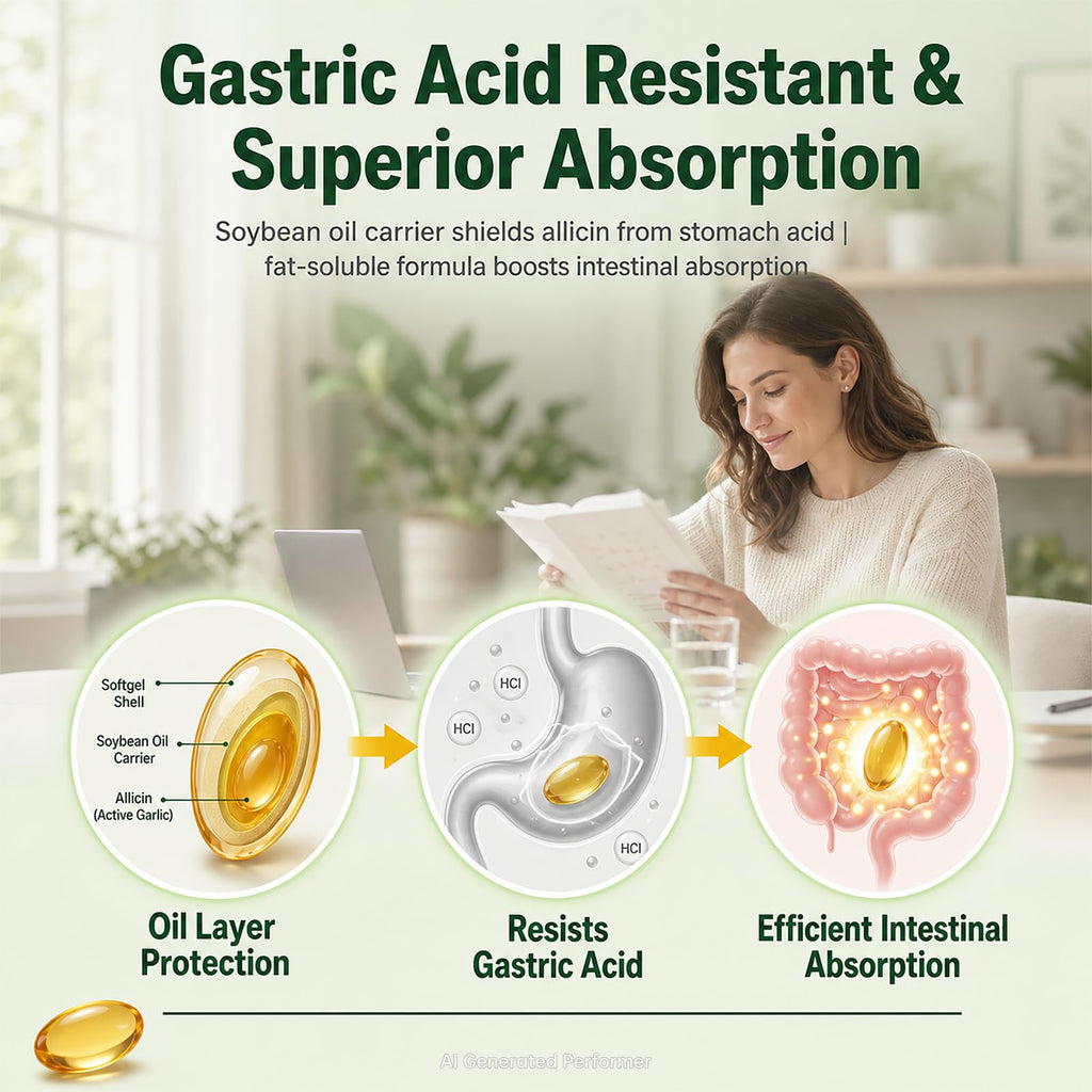 Odorless Garlic Oil Softgels, 60 Softgels J866709