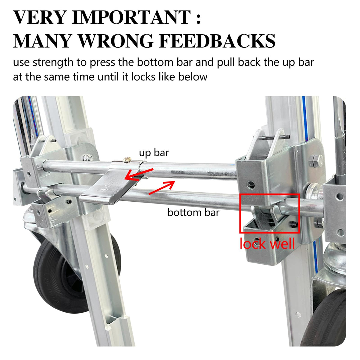 Convertible Hand Truck Dolly Cart with 4 Wheels 1000 Lbs T78234