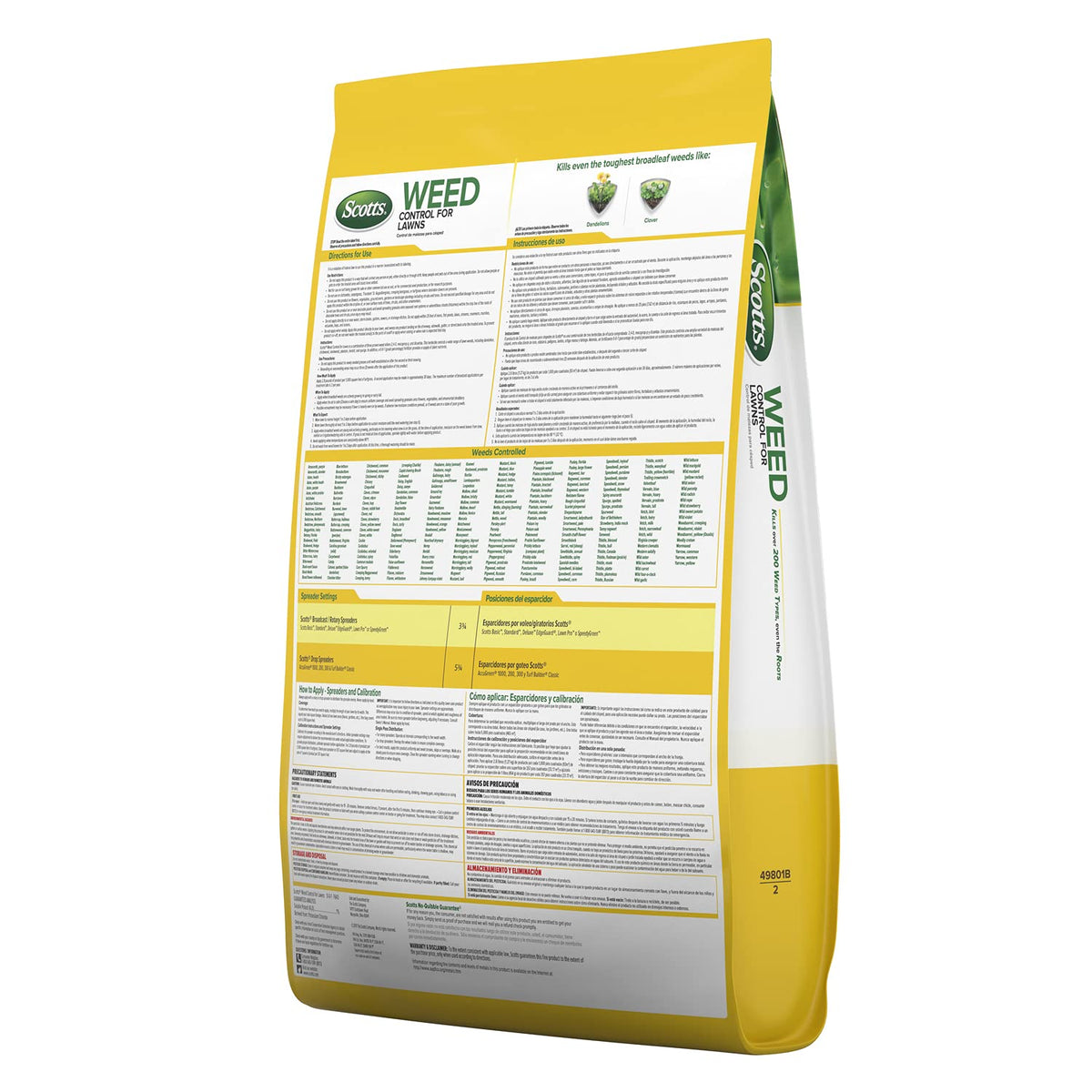 Weed Control for Lawns 14 lbs X4606