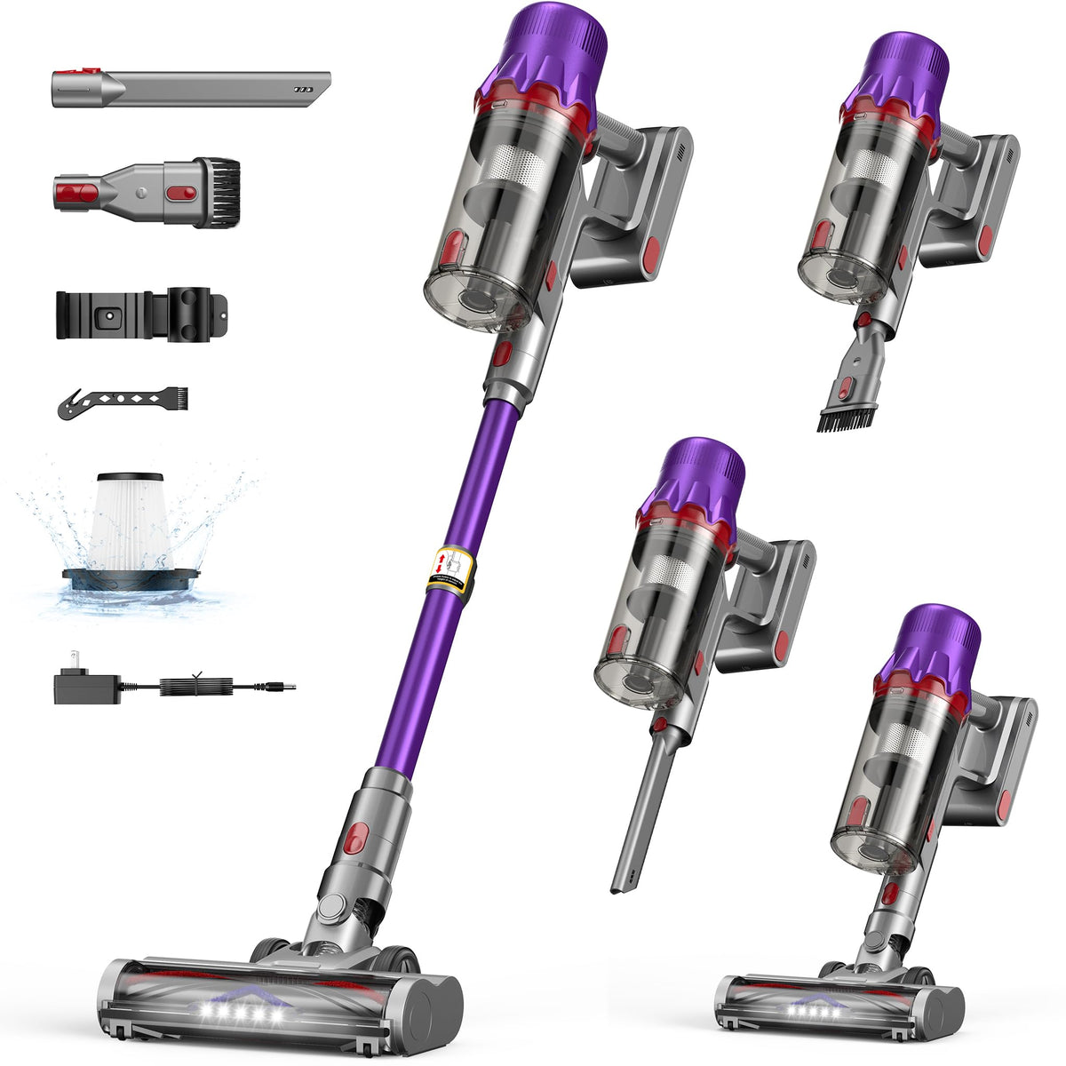 Cordless Stick Vacuum with HEPA Filter O63290