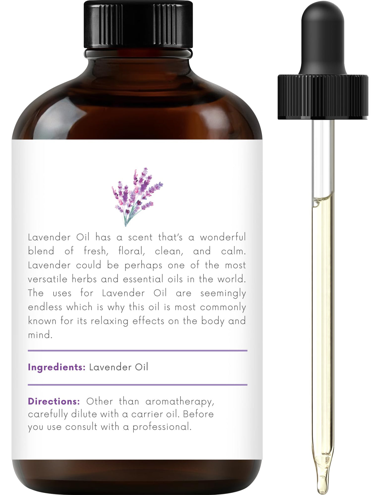 Sweet Orange Eucalyptus and Lavender Essential Oil 4 Fl. Oz Y263