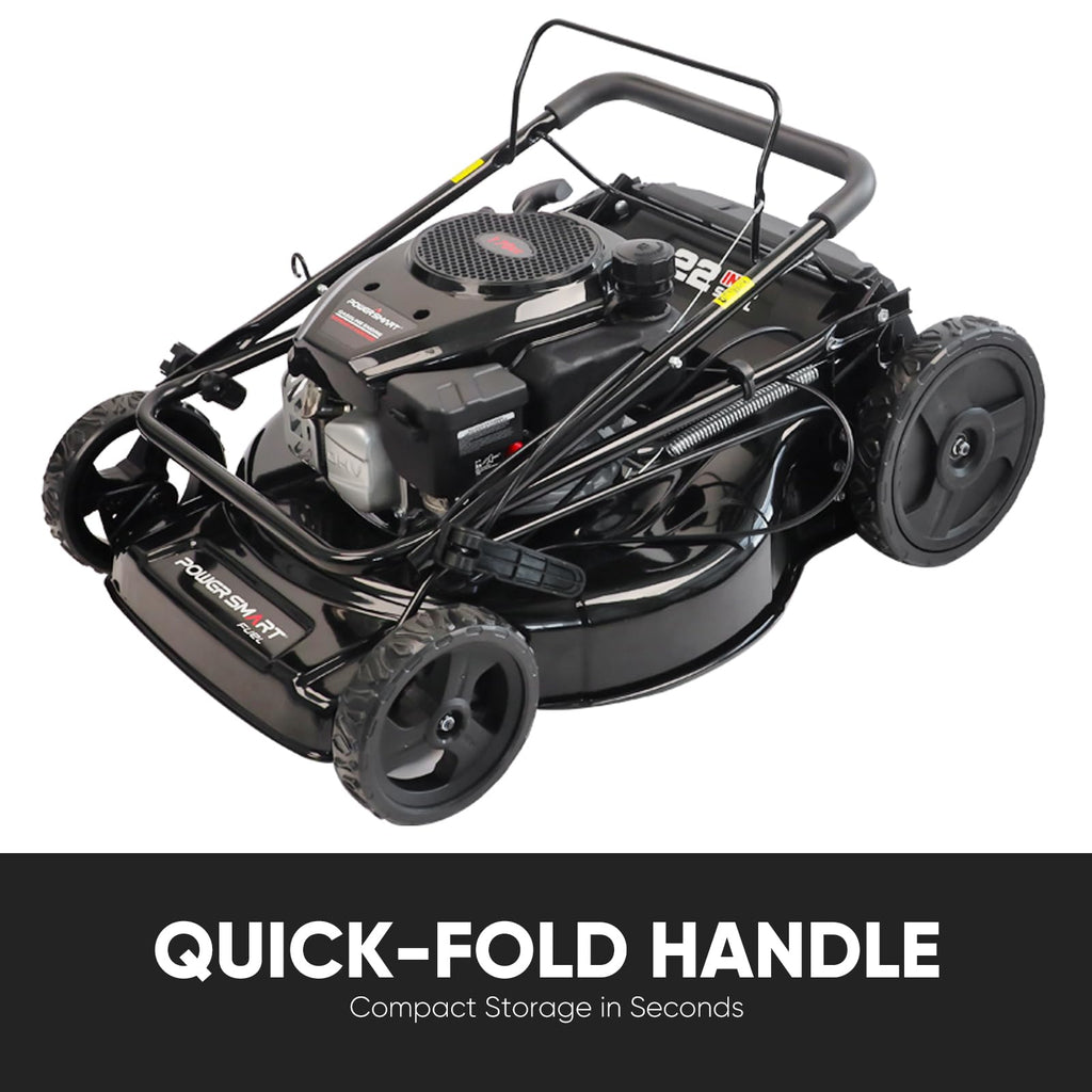 22-Inch Self Propelled Gas Lawn Mower, 170cc 4-Cycle OHV Engine H2953