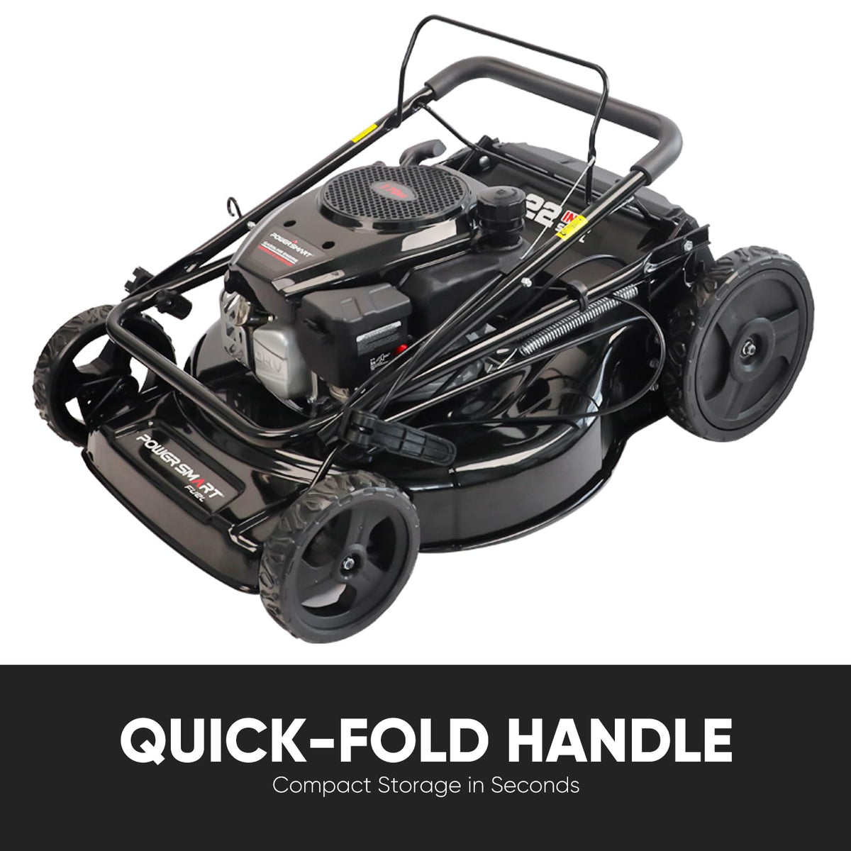 22-Inch Self Propelled Gas Lawn Mower, 170cc 4-Cycle OHV Engine H2953